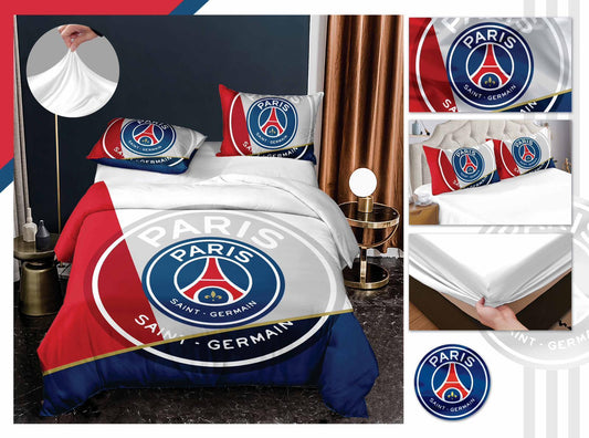 Lenjerie Pat Dublu, Finet, 4 Piese cu Elastic, Echipa Football, Paris Saint-Germain-H9307