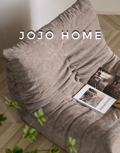 Fotoliu Premium Belluno, cu Susținere Ergonomică, Catifea, Bej