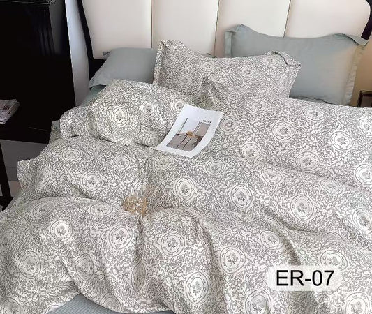 Lenjerie Luxury din Finet Fin Premium, 6 Piese, cu Elastic-D10607