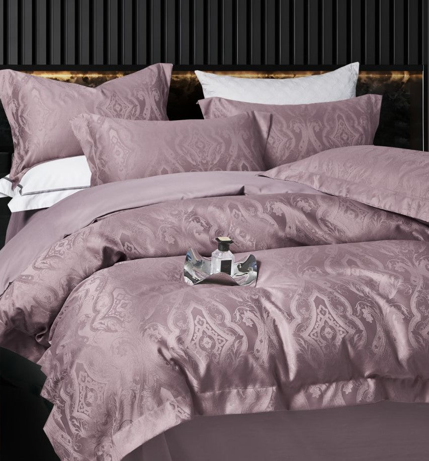 Lenjerie Luxury din Jacquard Premium De Lux, 4 Piese-R10396