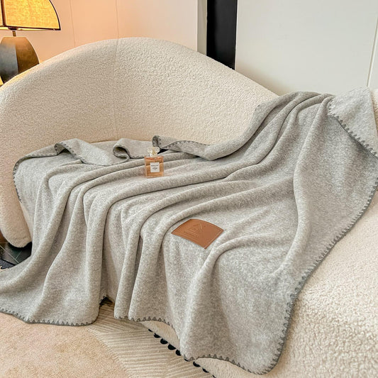 Patura Cocolino tip casmir, cu capse, utilizabilă si ca sal, 100×140 cm-C11475