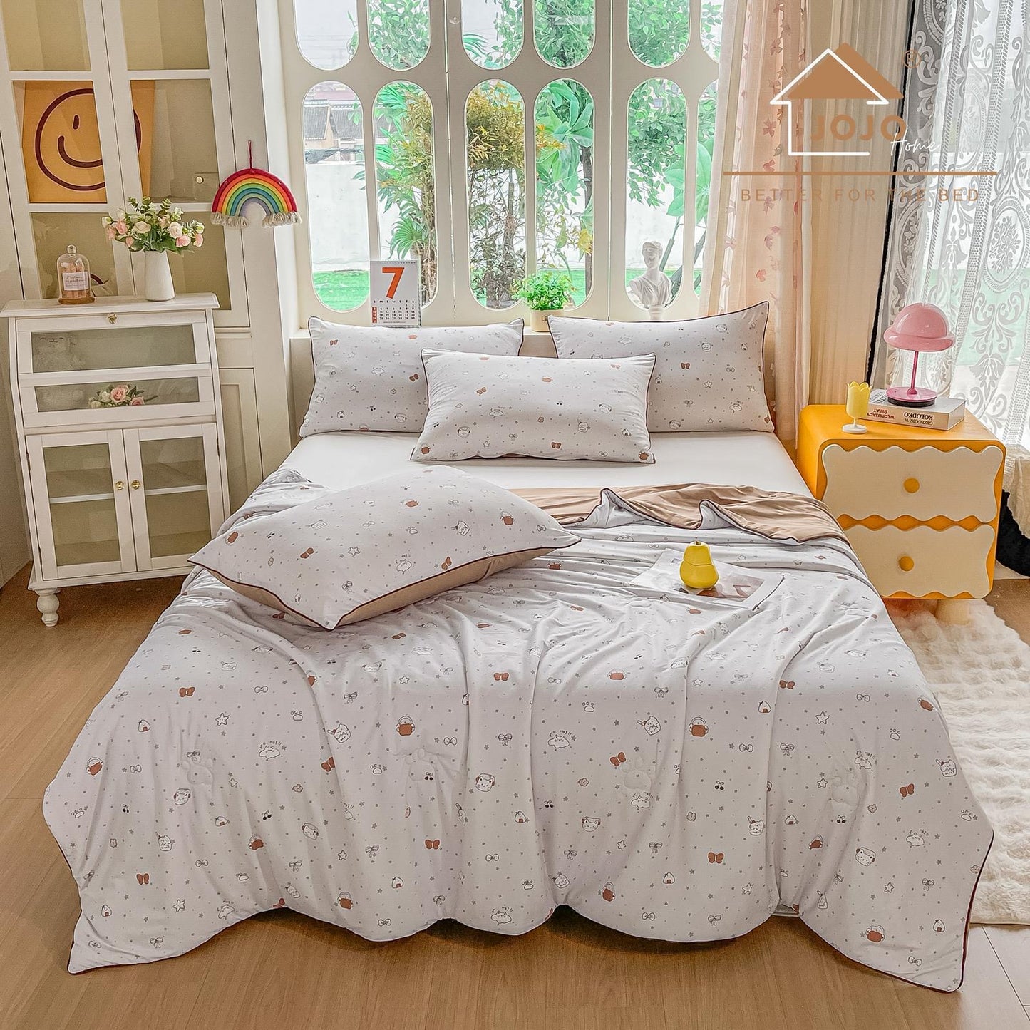 Set Pilota Racoritoare Summer Breeze+2 Fete de Perna, Kitty-C11092