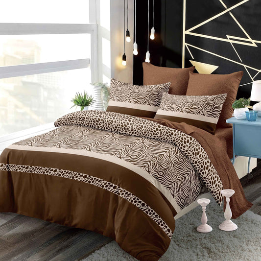 Lenjerie Pat Dublu din Finet Superior, 6 Piese, cu Elastic-P9384