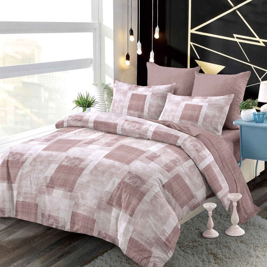 Lenjerie Pat Dublu din Finet Superior, 6 Piese, cu Elastic-P9395