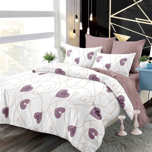 Lenjerie Pat Dublu din Finet Superior, 6 Piese, cu Elastic-P9396