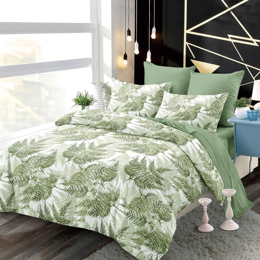 Lenjerie Pat Dublu din Finet Superior, 6 Piese, cu Elastic-P9412