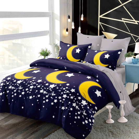 Lenjerie Pat Dublu din Finet Superior, 6 Piese, cu Elastic-P9373