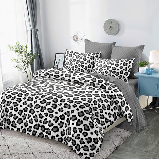 Lenjerie Pat Dublu din Finet Superior, 6 Piese, cu Elastic-P9435