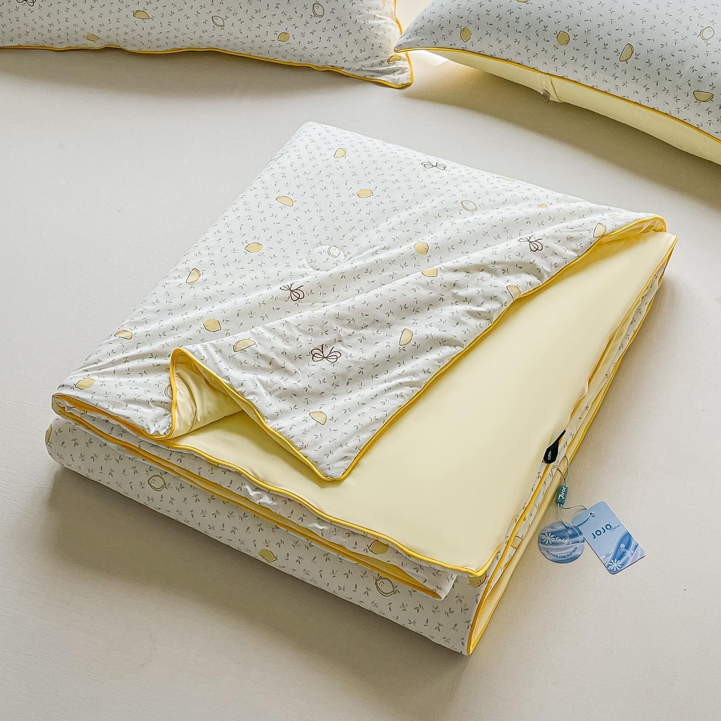 Set Pilota Racoritoare Summer Breeze+2 Fete de Perna, Lemonade-C11090