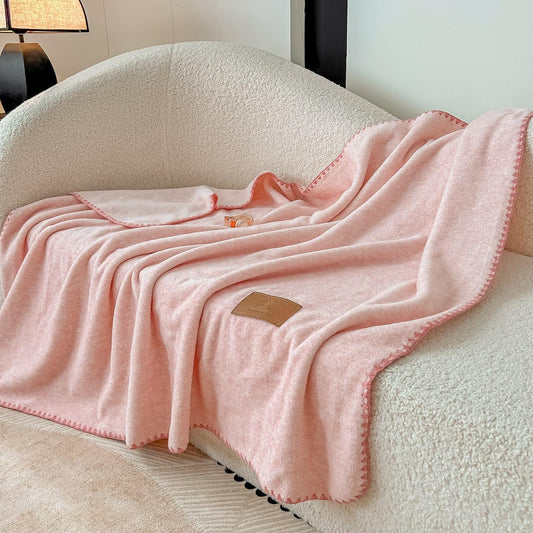Patura Cocolino tip casmir, cu capse, utilizabilă si ca sal, 100×140 cm-C11477