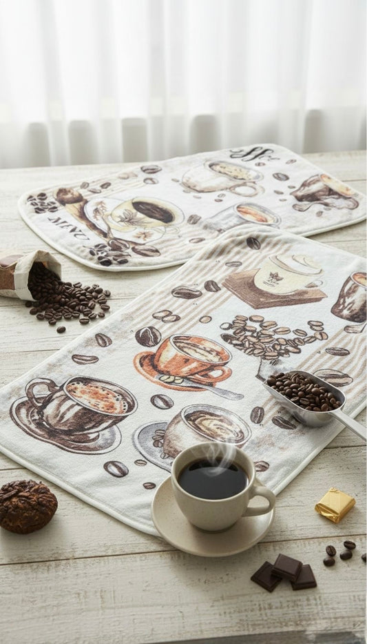 Set 12 Prosoape Bucatarie, Cocolino, 40x60cm, Coffee-HP10624