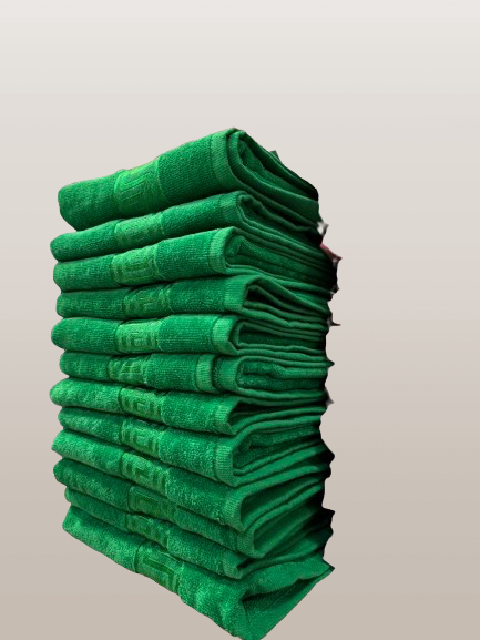 Set 3 Prosoape Baie, Bumbac 100%, 50x90cm, Verde-ZP06