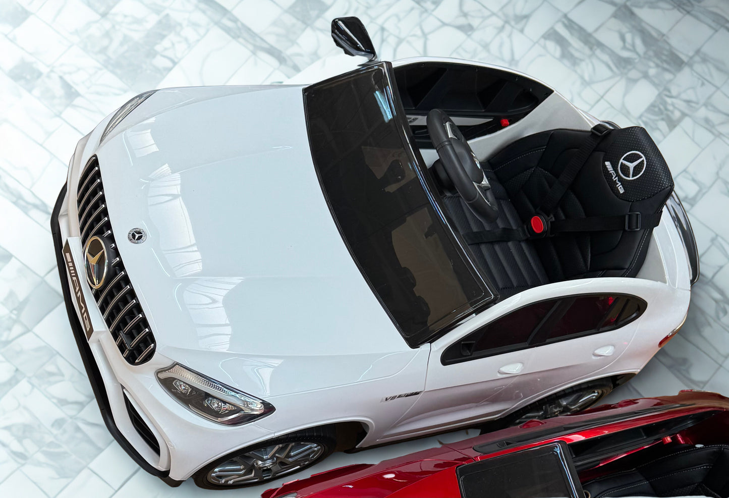 Masinuta Electrica pentru Copii, Mercedes AMG GLC 63S, Alb