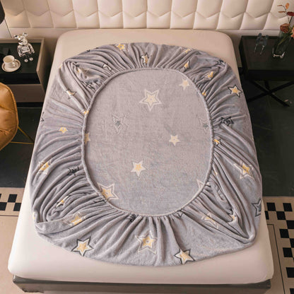 Husa Cocolino cu Elastic+2 Fete de Perna, Gri/Stele-C9954
