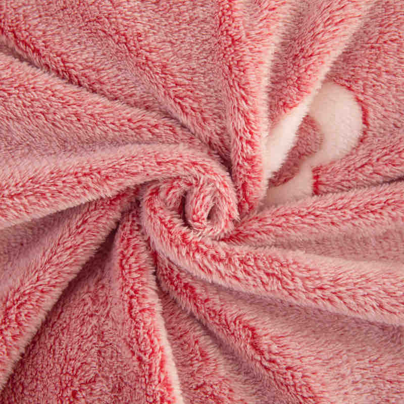 Lenjerie Cocolino 4 Piese cu Elastic, Pat Dublu, Roz/Inimi-C3082