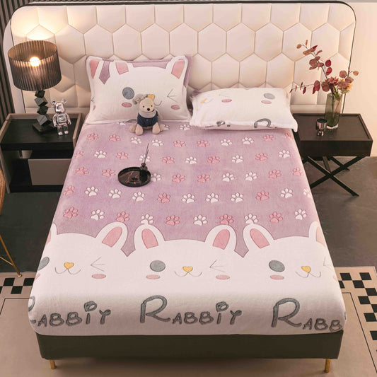 Husa Cocolino cu Elastic+2 Fete de Perna, Rabbit-C9193