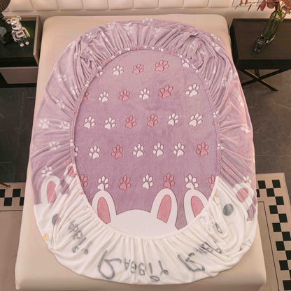 Husa Cocolino cu Elastic+2 Fete de Perna, Rabbit-C9193