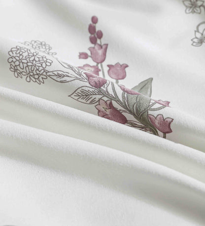 Lenjerie Premium Luxury din Finet, 6 Piese, cu Elastic, Floricele-C10779
