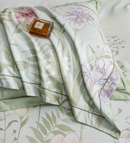 Lenjerie Premium Luxury din Finet, 6 Piese, cu Elastic, Floricele-C10778