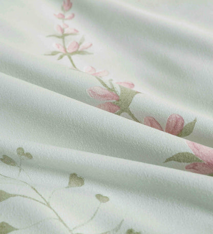 Lenjerie Premium Luxury din Finet, 6 Piese, cu Elastic, Floricele-C10778