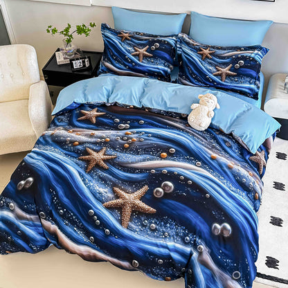 Lenjerie 5D Finet 6 Piese, cu Elastic, Imprimeu Digital Identic cu Poza, Ocean-C9903