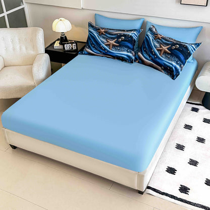 Lenjerie 5D Finet 6 Piese, cu Elastic, Imprimeu Digital Identic cu Poza, Ocean-C9903