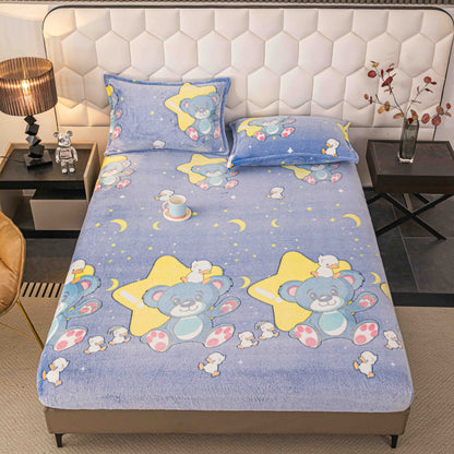 Husa Cocolino cu Elastic+2 Fete de Perna, Ursuleti-C9961