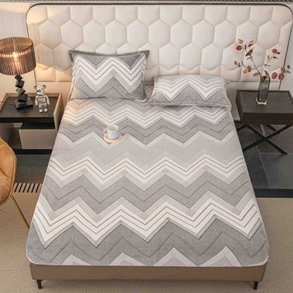 Husa Cocolino cu Elastic+2 Fete de Perna, Zig Zag-C9966