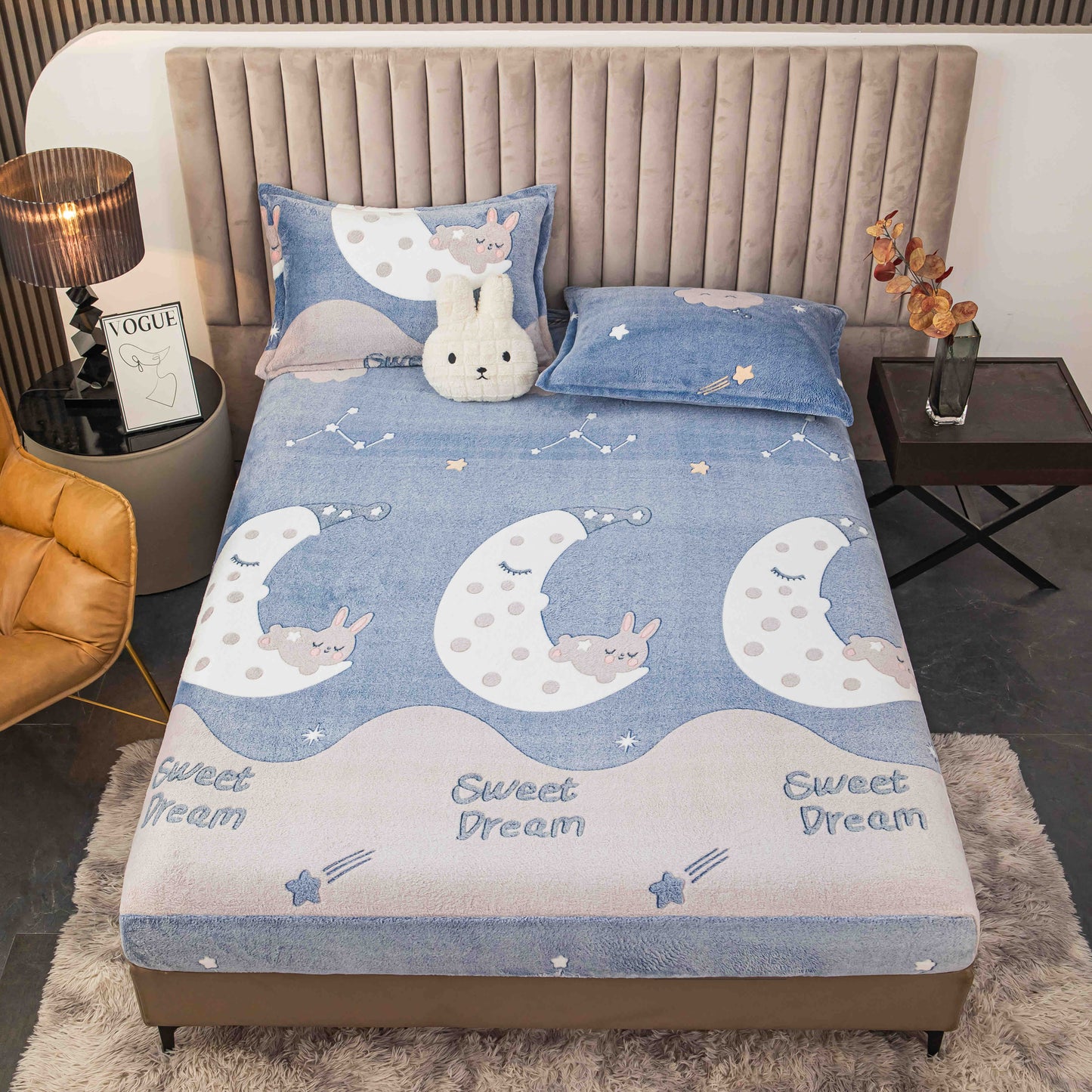 Husa Cocolino cu Elastic+2 Fete de Perna, Sweet Dream-C9967