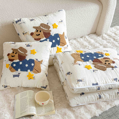 PiloPerna 2 in 1-Pilota 150x200cm Transformabila in Perna, Pentru Copii, din Bumbac 100%-C11287