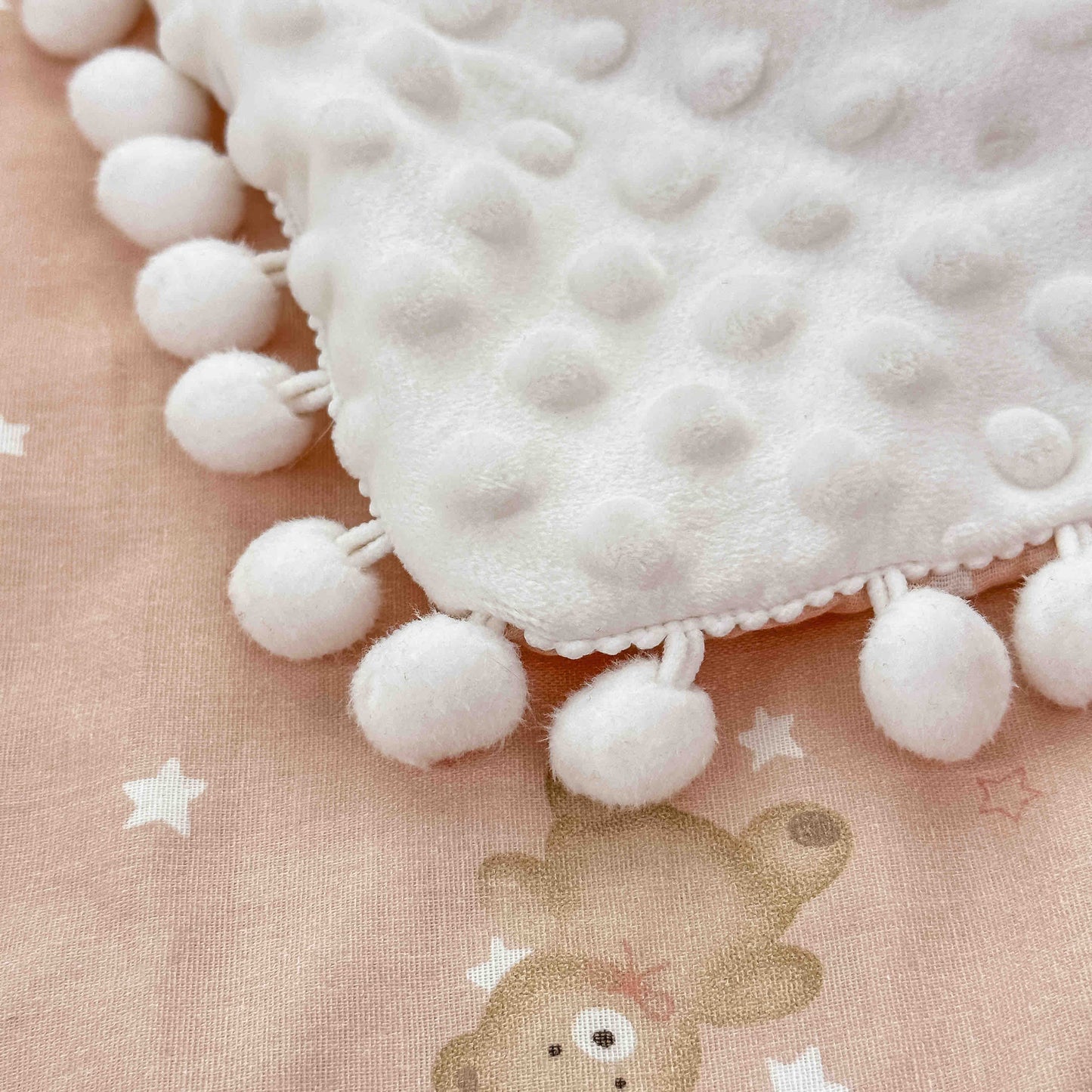 Patura Copii cu Ciucurasi, din Bumbac 100%, 100x150cm-C11305
