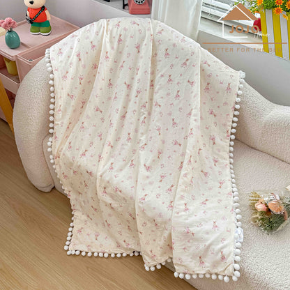 Patura Copii cu Ciucurasi, din Bumbac 100%, 100x150cm-C11303