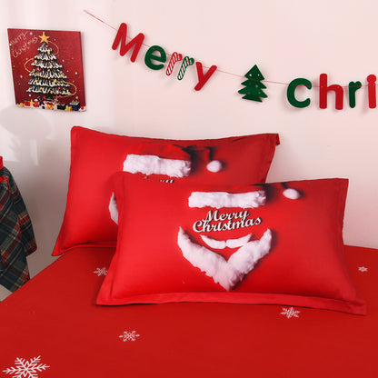 Lenjerie 5D Finet 6 Piese, cu Elastic, Imprimeu Digital Identic cu Poza, Merry Christmas-P11440
