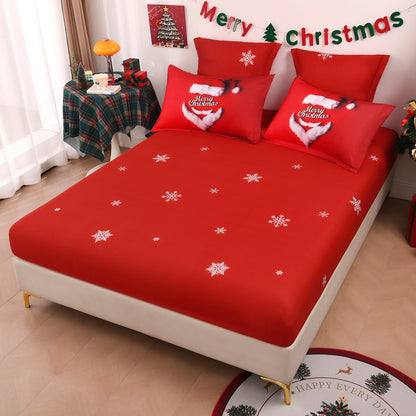Lenjerie 5D Finet 6 Piese, cu Elastic, Imprimeu Digital Identic cu Poza, Merry Christmas-P11440