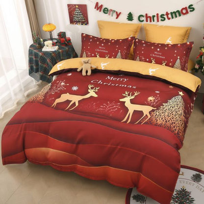 Lenjerie 5D Finet 6 Piese, cu Elastic, Imprimeu Digital Identic cu Poza, Merry Christmas-P11445