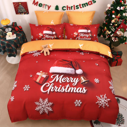 Lenjerie 5D Finet 6 Piese, cu Elastic, Imprimeu Digital Identic cu Poza, Merry Christmas-P11446