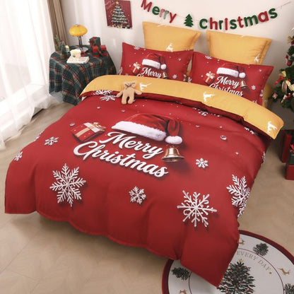 Lenjerie 5D Finet 6 Piese, cu Elastic, Imprimeu Digital Identic cu Poza, Merry Christmas-P11446