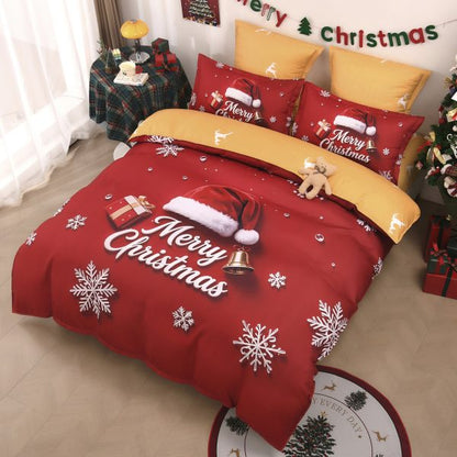 Lenjerie 5D Finet 6 Piese, cu Elastic, Imprimeu Digital Identic cu Poza, Merry Christmas-P11446