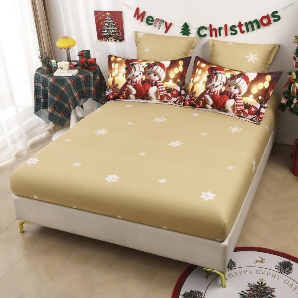 Lenjerie 5D Finet 6 Piese, cu Elastic, Imprimeu Digital Identic cu Poza, Oameni de Zapada-P11456