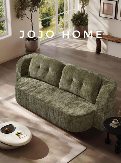 Canapea Premium Venezia, cu Susținere Ergonomică HD Foam, Catifea, Kaki-C9470