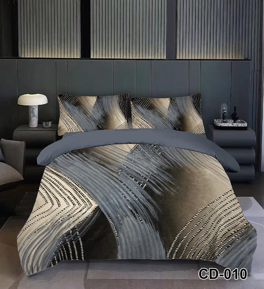 Lenjerie 5D Finet 6 Piese, cu Elastic, Imprimeu Identic cu Poza, Abstract-D9525