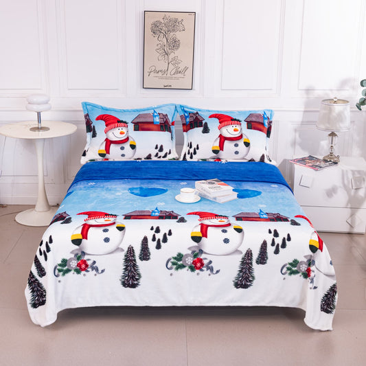 Set Patura Cocolino Moale+2 Fete de Perna 52x78cm, Oameni De Zapada-A9546