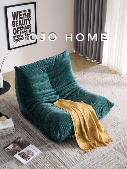 Fotoliu Premium Belluno, cu Susținere Ergonomică, Catifea, Verde