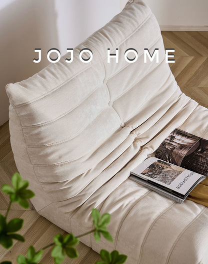 Fotoliu Premium Belluno, cu Susținere Ergonomică, Catifea, Crem