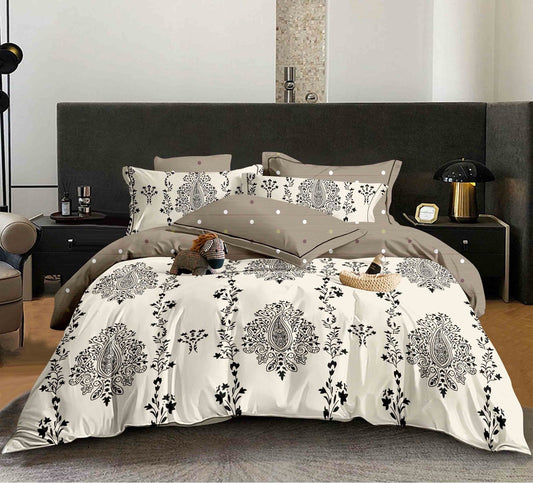 Lenjerie Pat Dublu din Finet, 6 Piese, Traditional-D8585