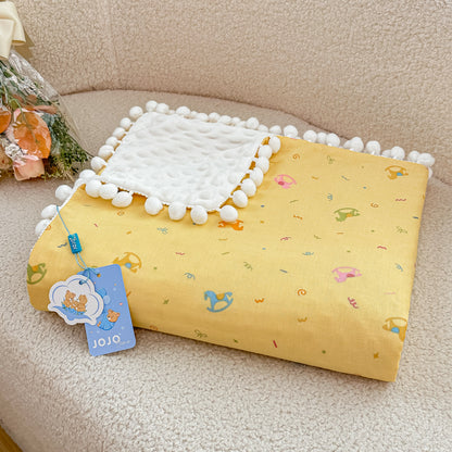 Patura Copii cu Ciucurasi, din Bumbac 100%, 100x150cm-C11300