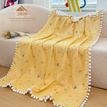 Patura Copii cu Ciucurasi, din Bumbac 100%, 100x150cm-C11300