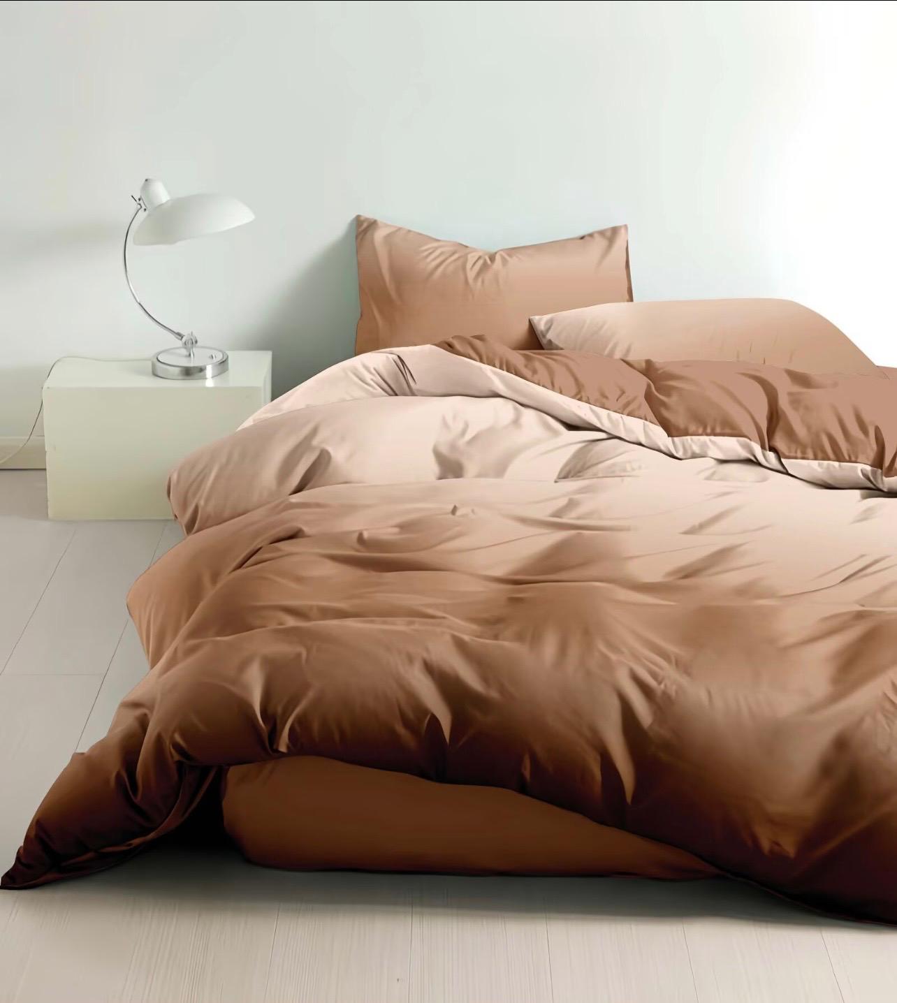 Lenjerie Pat Dublu din Finet, 6 Piese, Degrade-D9743