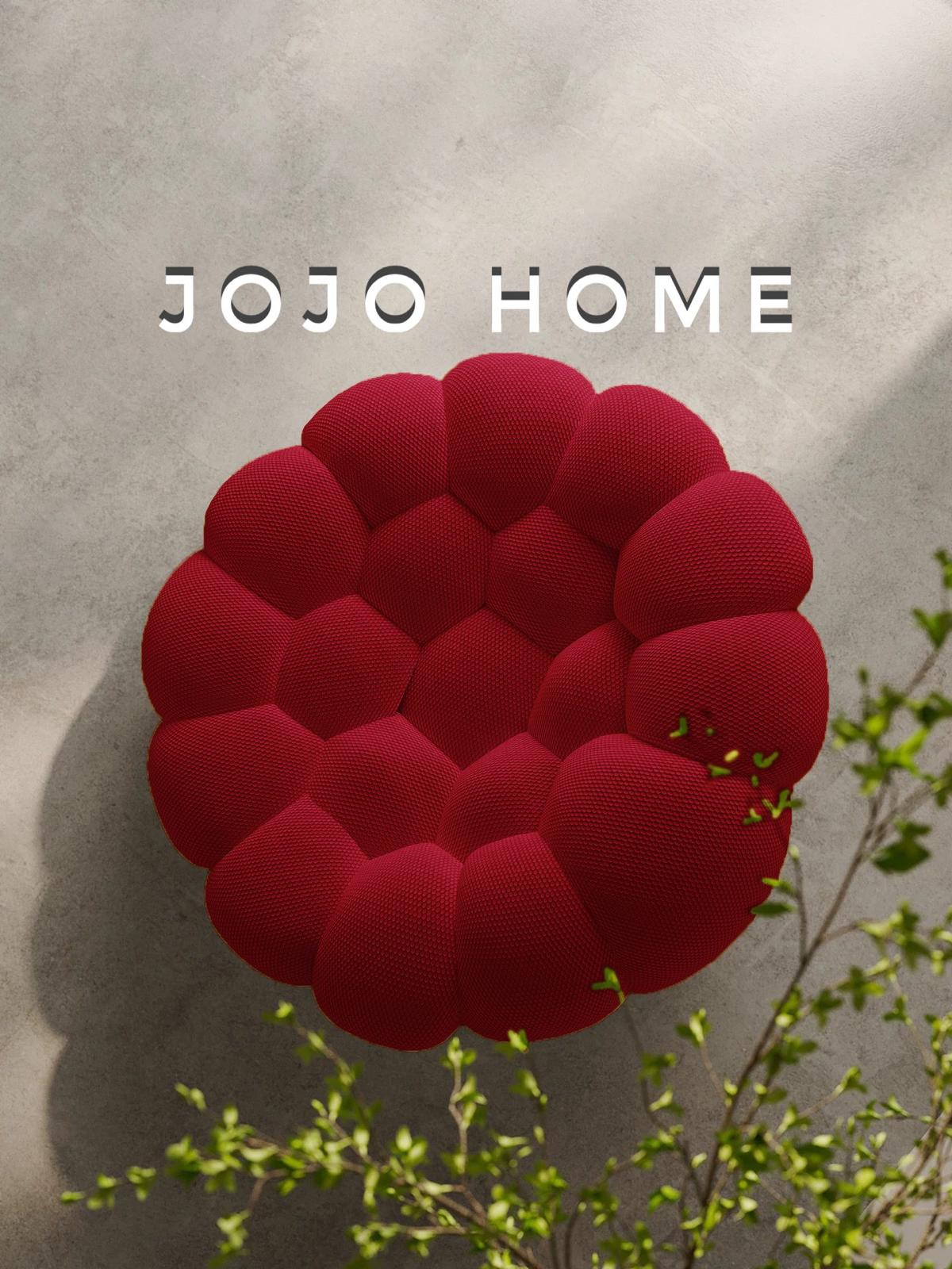 Fotoliu Premium Bubbly cu Sustinere Ergonomica HD Foam, Catifea Reiata, Bordo-C9463