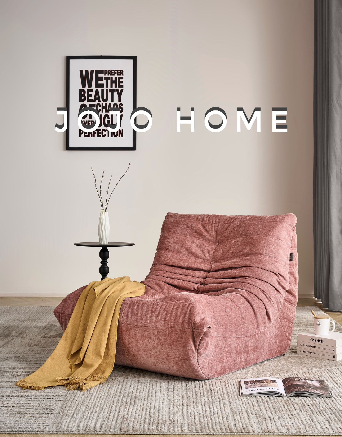 Fotoliu Premium Belluno, cu Susținere Ergonomică, Catifea, Roz